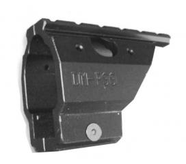 Rail de montage aluminium pour Walther p99 p990 noir