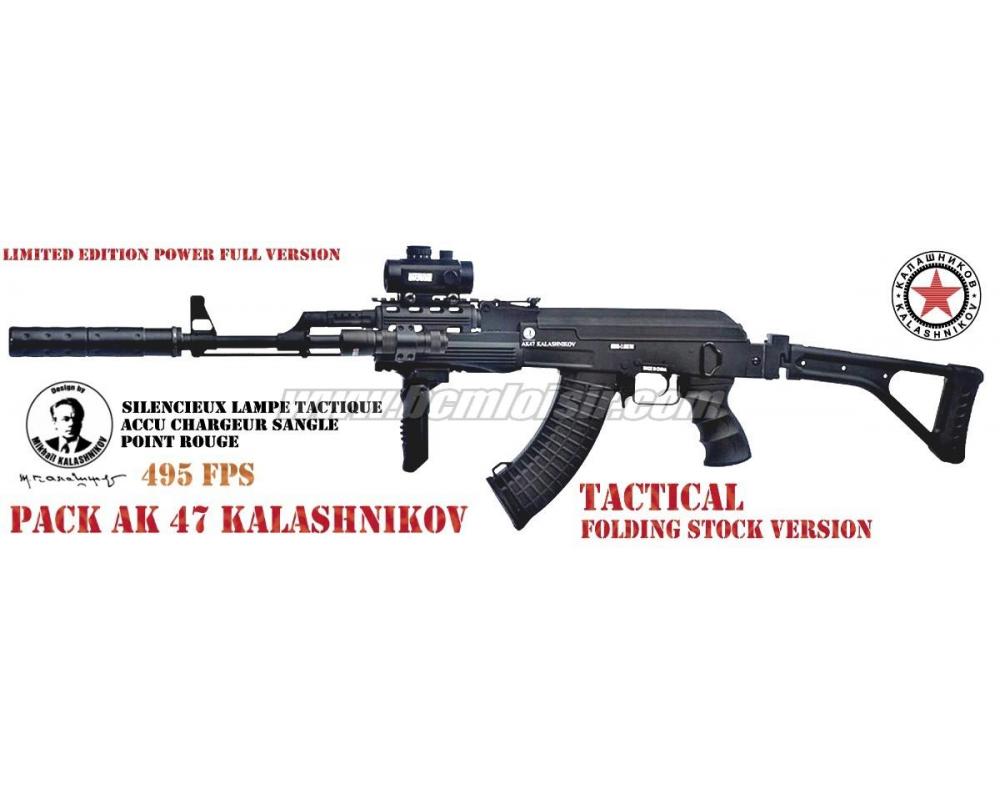 Pack Ak 47 Kalashnikov Tactical Folding Stock Version