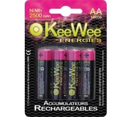 Piles Rechargeables Nimh HR06 / AA 2500mah (x4)