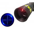 Lunette 2,5-10X42 Laser intégré reticule lumineux bleu