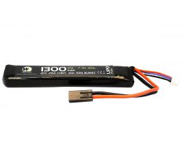 Batterie LI-PO 7,4 V Stick Compact 1300 Mah Nuprol