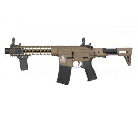 M4 Carbine LT19 Gen 2 PDW Silencer Lipo AEG Pack Complet Tan et Noir